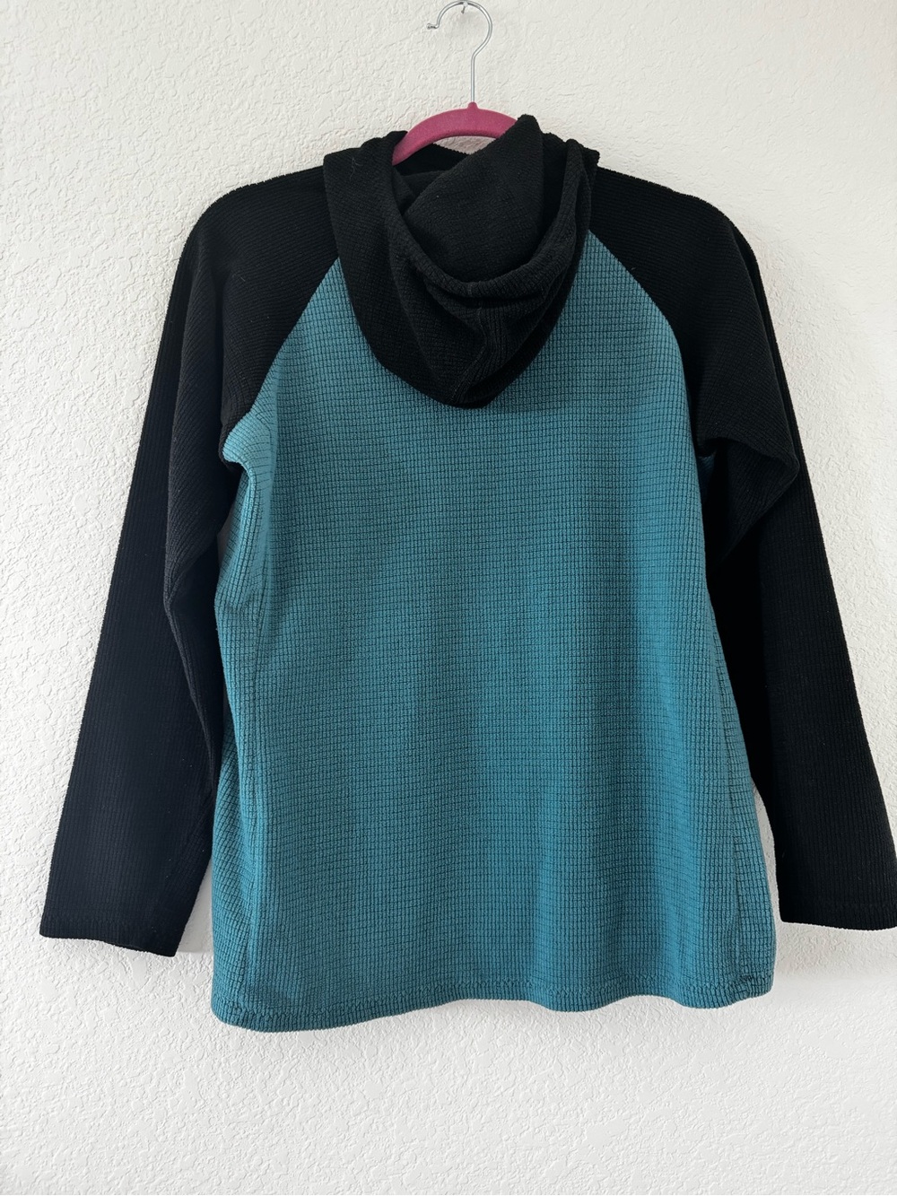 Melanzana Micro-Grid Hoodie Blue Black - Picture 8 of 10